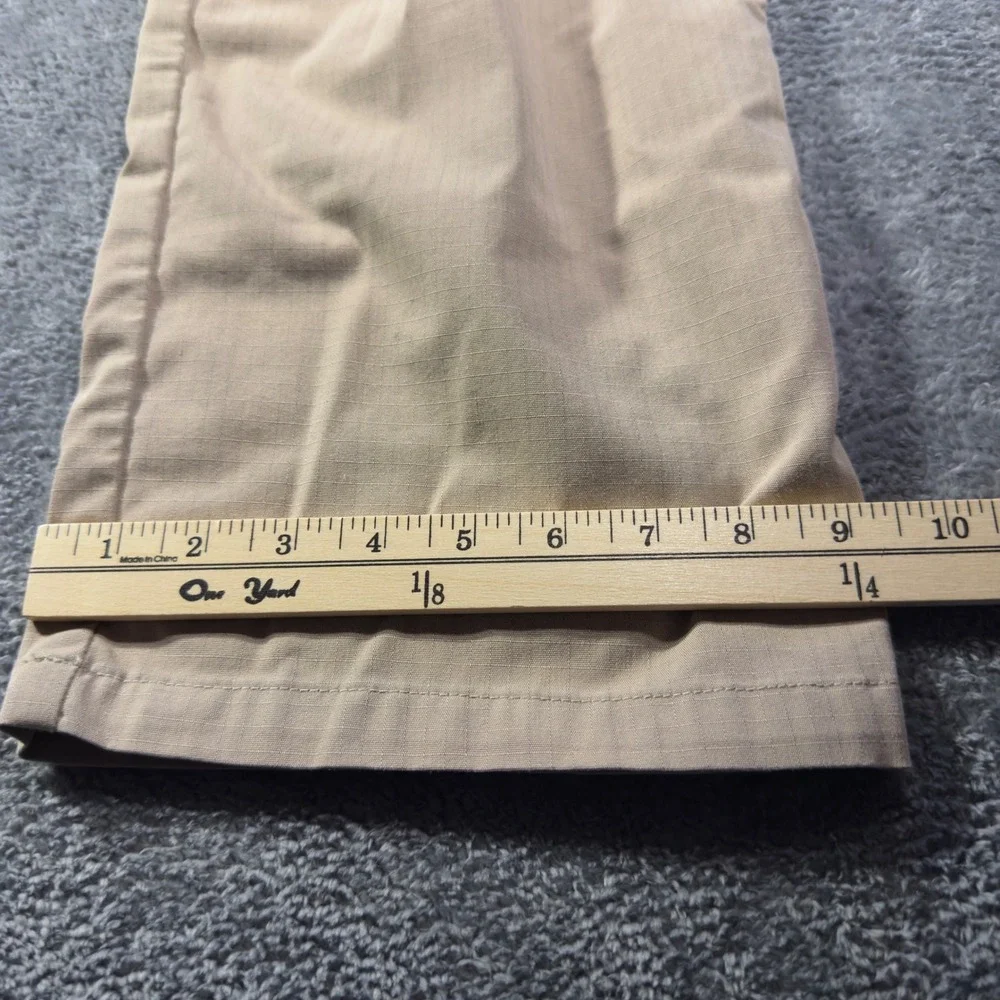 5.11 Tactical Series Mens Khaki Ripstop Cargo Pants 38x32 Tan Straight Leg